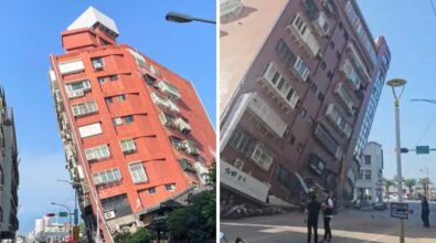 Terremoto devastante a Taiwan. Crollano edifici, scatta l’allarme tsunami